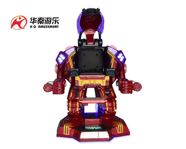 鋼鐵俠廣場(chǎng)行走機(jī)器人(黃色)    