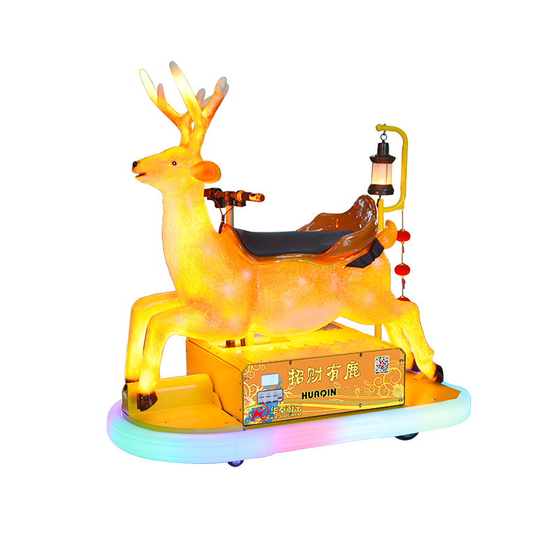 招財(cái)有鹿廣場(chǎng)游樂車    